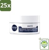 Nivea Men Sensitive Intensive Crème pour le visage - 50 ml - Lot économique - 25 pièces