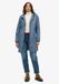 Superdry Lange Tri Windbreaker Veste Femme Polyester Bleu