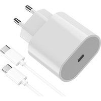 Phonillico® 18W signaal + USB-C USB-C kabel voor OnePlus Nord N200 5G / OnePlus Nord N100