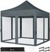 VONROC Easy-Up Partytent - 3x3 m - Grijs