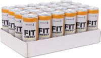 Body &amp; Fit Body & Fit FIT Energy Drink - Orange - 24 Blikken - Hypotone Sportdrank met Elektrolyten en BCAA - 6000 ml