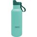 Nerthus FIH 1332 sportfles dubbelwandig 500 ml click drink turquoise roestvrij staal sport gym strand