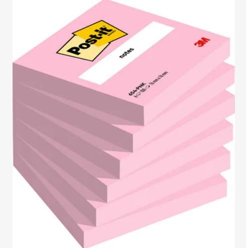 Post-it® Notes - Roze - 76 x 76 mm
