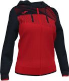 Joma Supernova II Sweater Met Ritssluiting Rood/Zwart Dames