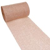 DEKO AS Shabby Chic linnenlook tafelloper polyester geurloos, 30 cm x 5 m, koper