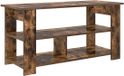 vidaXL meuble TV chêne fumé 100 x 40 x 50 cm