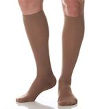 Scudotex kousen, unisex, grote reis, compressiekousen, licht, 14-17 mm, kleur naturel, maat 6
