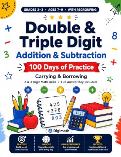 Double & Triple Digit Addition & Subtraction Workbook