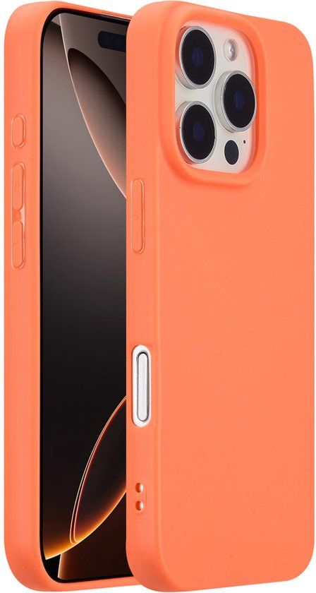 imoshion Hoesje - Geschikt voor Apple iPhone 16 Pro - Color Backcover - Apricot Crush Orange