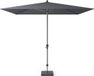 Platinum Sun & Shade Parasol à mât central Riva 275x275cm Anthracite
