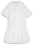 Tom Tailor Denim Mini-jurk met borduursel White XS