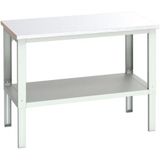 Bott WerkBank Cubio staal met legbord - 1500x900x740-1140mm