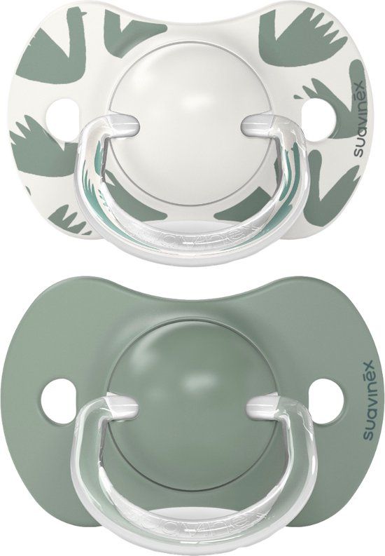Suavinex A Walk In The Park - Fopspeen Duo - 6-18m - Groen - 2 stuks