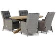 Garden Collections Kingston/Boston 200 cm ovaal dining tuinset 5-delig