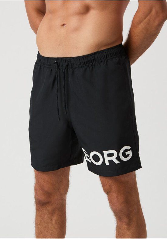 Bjorn borg Björn Borg Zwembroek Heren Zwemshort Mannen - Zwart - 100% Recycled Polyester - Maat L