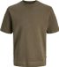 Jack & Jones Heren T-Shirt Bruin S Ronde Hals
