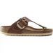 Birkenstock Sandales femme Gizeh Big Buckle Natural Leather Oiled