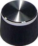 Tru Components 21/6 Bouton rotatif Noir (Ø x h) 21 mm x 15 mm 1 pièce(s)