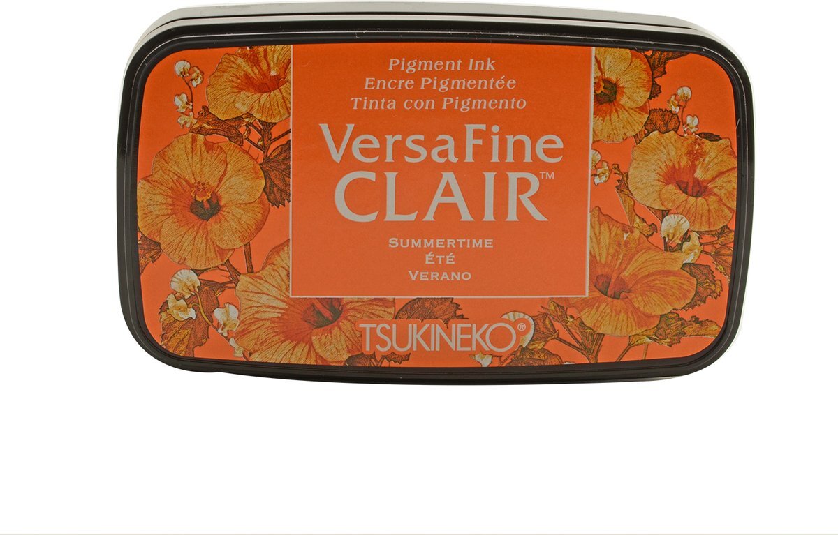 Tsukineko VF-CLA-701 Versafine Clair Stempelkussen - summertime oranje - permanente stempel inkt