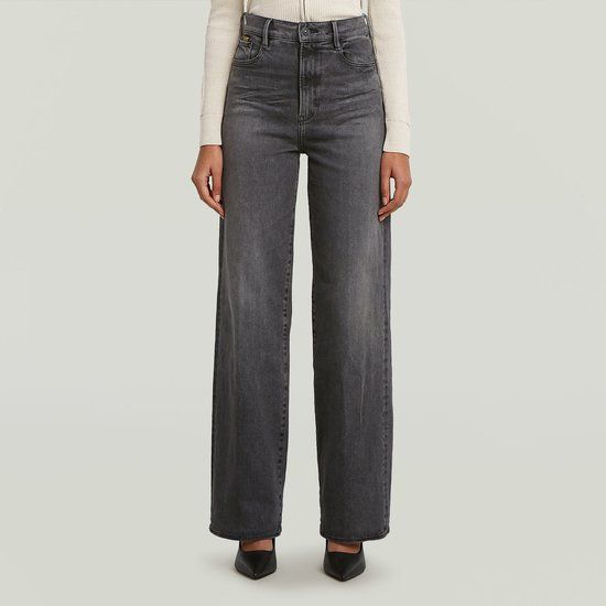 G-Star Deck 2.0 High Loose Wmn Jeans Dames W30 x L32 Zwart