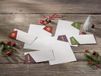 Sigel Kerst envelop Sigel set - (goud) kraft wit papier druk