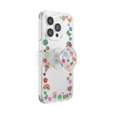PopSockets iPhone 14 Pro-hoesje met telefoongreep en glijbaan, telefoonhoesje voor iPhone 14 - Indie-stickers