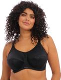 Elomi Energise Grote maten Sport bh – Zwart - 80F (EU)