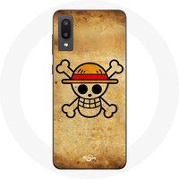 Maniacase Hoesje voor Samsung Galaxy A02 Manga One Piece Death's Head