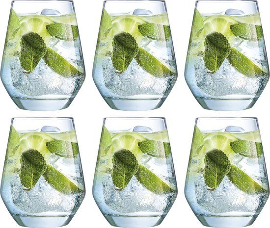 Chef&Sommelier Lima Tumbler - Rond - 38 cl - Helder - Set van 6