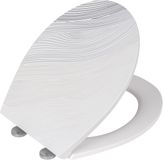 Wenko WC bril Menin met structuurprint