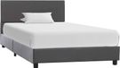 Prolenta Maison Exclusive - Cadre de lit sans matelas gris similicuir 90x200 cm