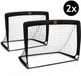 Umbro Pop-Up Voetbaldoel Set van 2 - 120 x 90 x 90 cm - Zwart