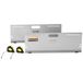 VEVOR Asmeter, 2-pack asmeetplaten, roestvrijstalen spoorhoekmeetplaat, 4 uitlijnstangen & magnetische sleuven, incl. meetlint en omrekeningstabel
