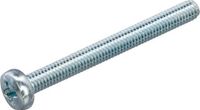 Hoenderdaal Fasteners Hoenderdaal Metaalschroef Vz Ck M5x16mm DIN7985-H Staal 200 stuks