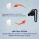 kwmobile 6x housse pour écouteurs intra-auriculaires compatible avec Anker Soundcore Liberty 4 Pro