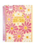 Finocam Diva-kalender 2025/2026, 1 dag per pagina, september 2025 - juni 2026 (onderwijsjaar), juli en augustus als overzicht, Spaanse lente