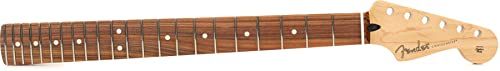 Fender Player Strat Remplacement Manche Guitare Électrique, PF 21 Frets | Pièce d'origine Fender, manche en érable avec touche en pau ferro, mise à niveau directe Strat, jeu fluide