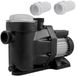 Latios Pompe de filtration de piscine - Pompe de circulation - Débit 19 200 l/h - Hauteur de refoulement 16 m - Puissance 750 W - Tension 230 V - Inclus 2 tuyaux - Pour piscines et jacuzzis