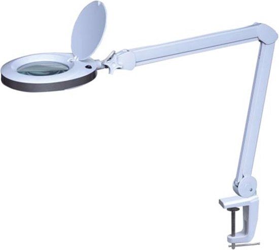 Velleman LED loeplamp met klem - 60 LEDs - 2.25x vergroting - Wit
