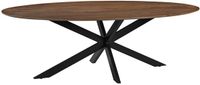 LABEL51 James Eetkamertafel - Bruin - Hout - 160 cm - Ovaal