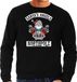 Bellatio Decorations Shoppartners Bv Foute Kerst sweater / Kerst trui Santas angels Northpole zwart voor heren - Kerstkleding / Christmas outfit S