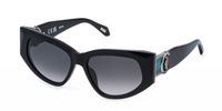Just Cavalli SJC169V Lunettes de soleil Femme œil de chat Noir/Gris