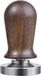 Tamper barista professionnel sans marque - régulation de pression - force de tassage 14 kg - acier inoxydable et manche en palissandre - incluant tapis