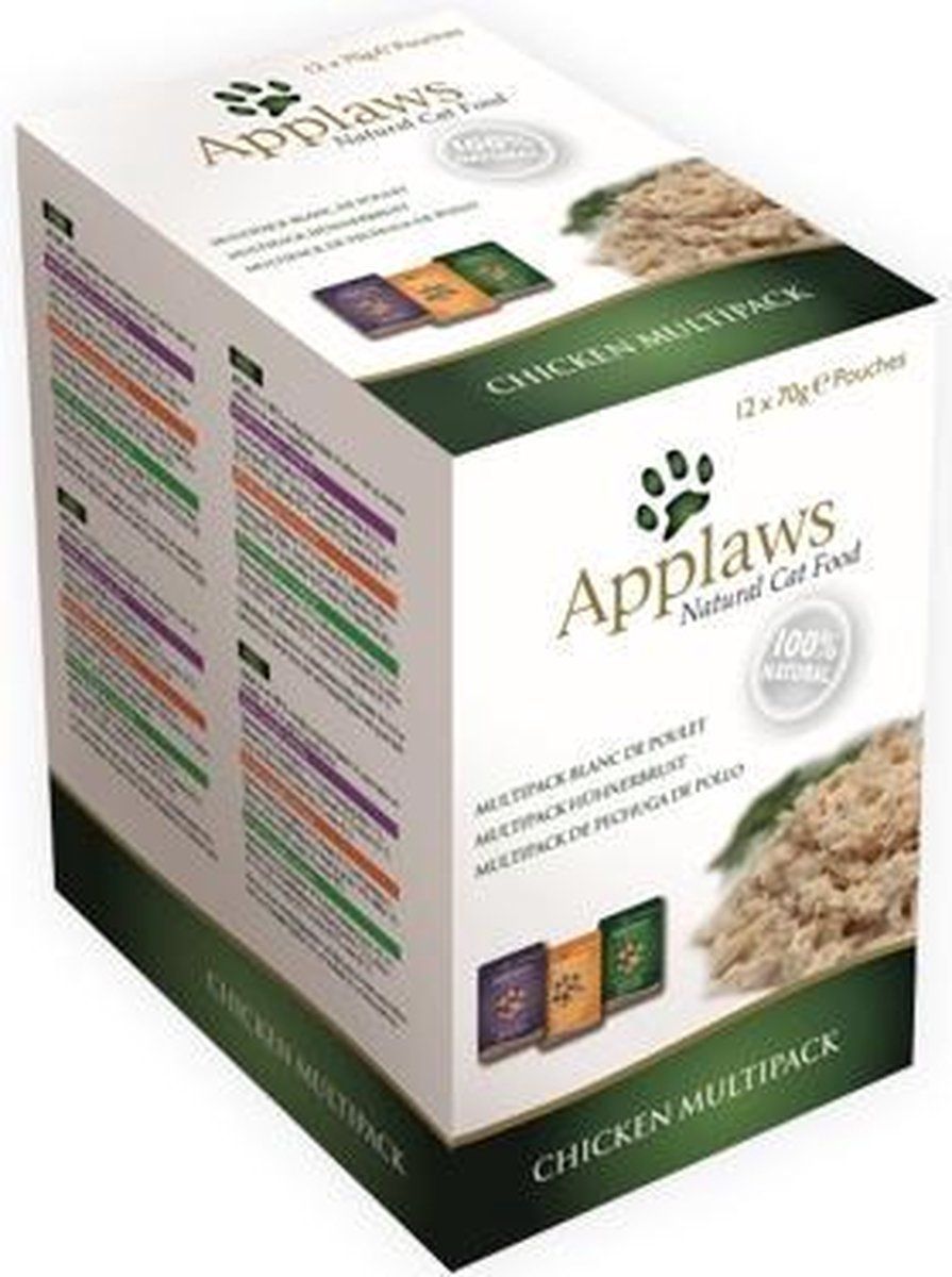 Applaws Cat - Chicken in Broth Multipack - 12 x 70 g