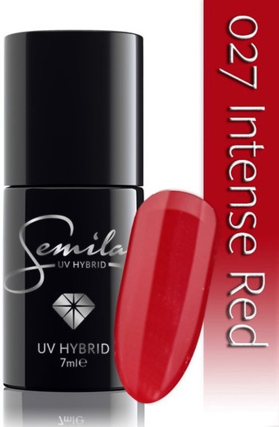 SEMILAC 027 UV Hybrid Intense Red 7 ml