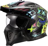 LS2 OF606 Drifter Rayz Zwart Blauw S Integraalhelm