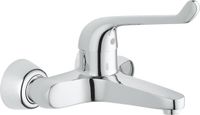 GROHE Euroeco Veiligheids Wandkraan Chroom