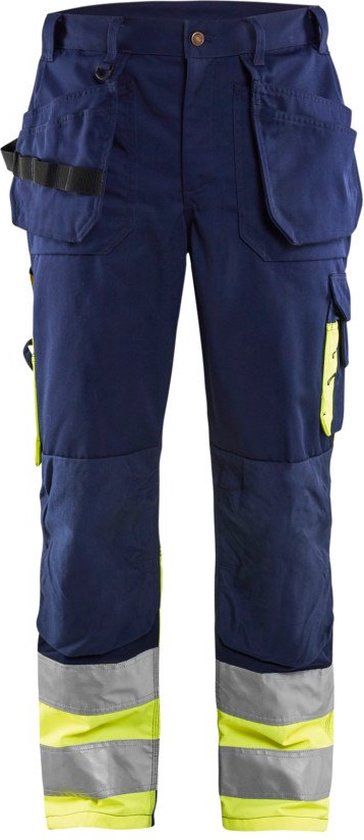 Blåkläder Werkbroek High Vis 1529-1860 - Marine/High Vis Geel - C152