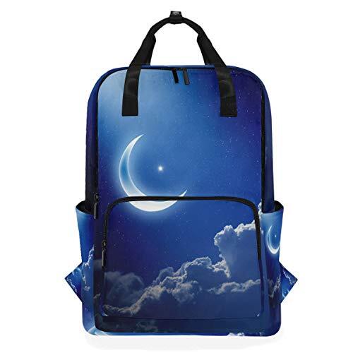 FANTAZIO Crescent Moon Rugzak Casual Daypack