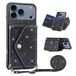 Stardust Étui avec Porte-Cartes iPhone 17 Pro - Noir